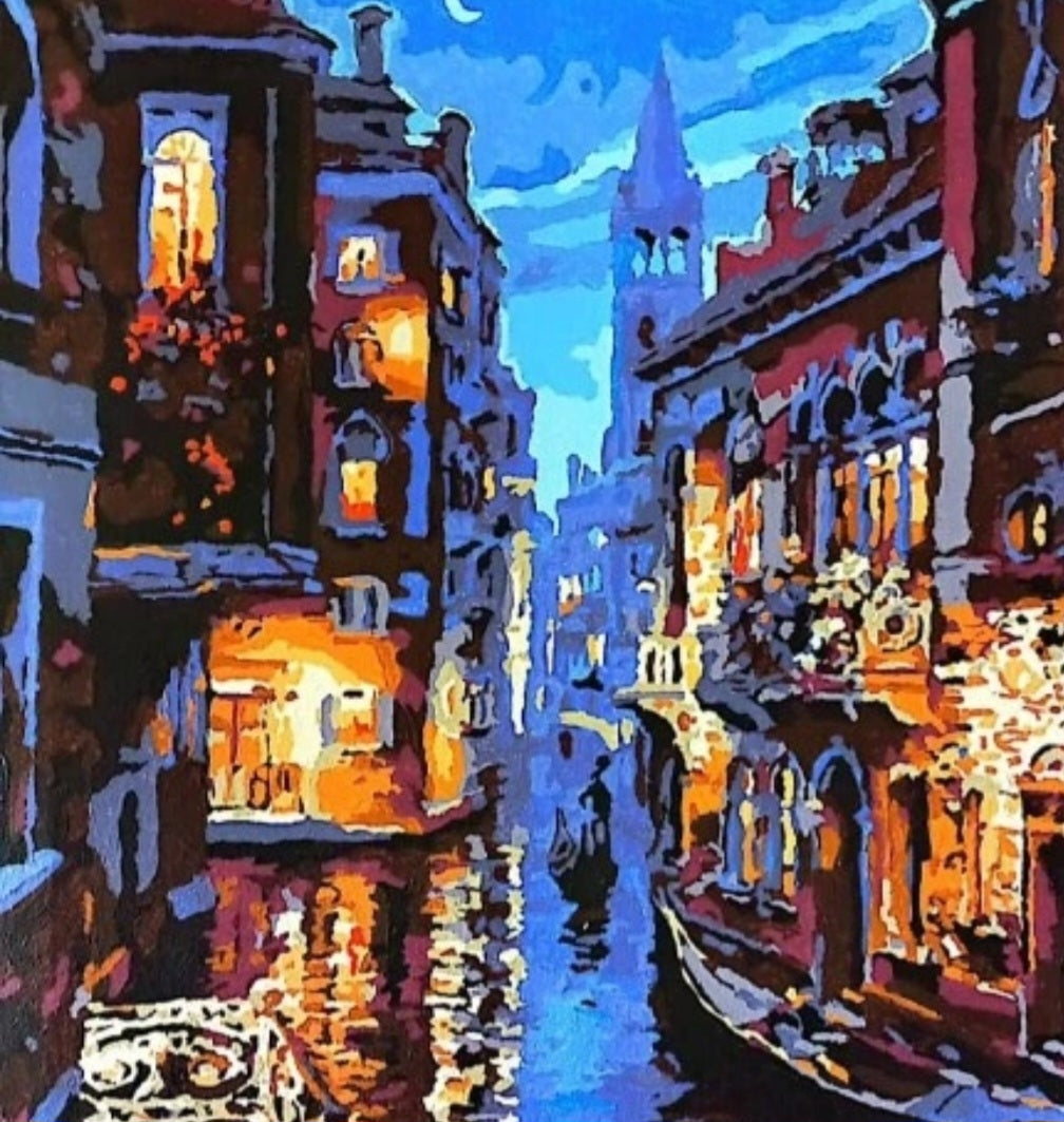 Gliding Through Venetian Dream